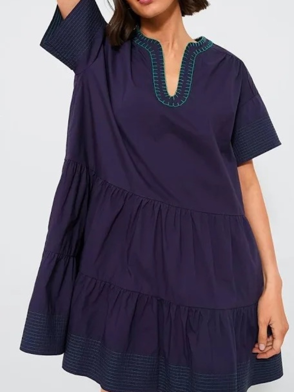Tuckernuck Pomander Place Navy Kinsley Dress